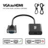 JAMEGA - VGA to HDMI Adapter with Audio Support 1080P