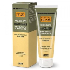 Guam, Algacollagen Firming and Toning Face Mask with Green Clay and Guam Algae, Refines and Smooths the Skin, Made in Italy, 75 ml