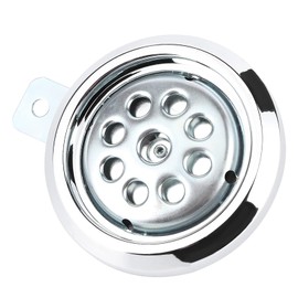Universial Motorcycle Horn, Motorcycle Speaker Systems, Universial Motorcycle Horn, Waterproof, 110 dB Loud 12 V, 85 mm W/Hon-Eycomb Chrome Cover