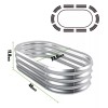 Mebix TRD Cama De Jardín Galvanizada Para Plantar Verduras