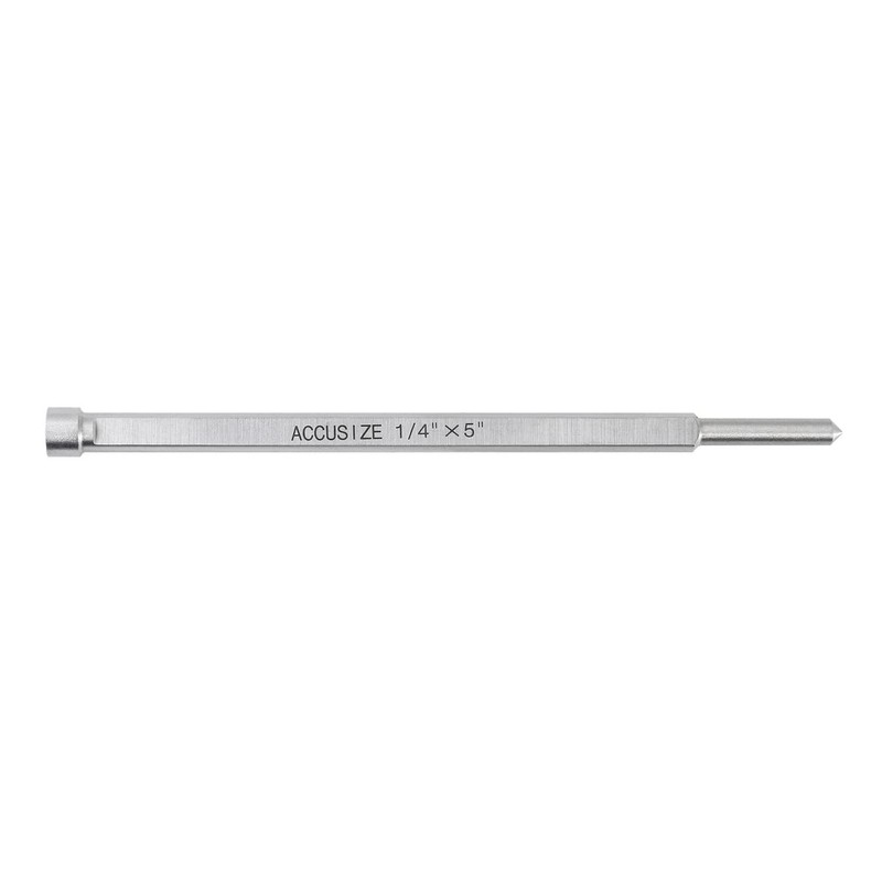 Accusize Industrial Tools 1/4" x 5" Pilot Pins for Annular