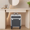 RibasuBB Rolling Makeup Train Case, Large Storage Cosmetic Trolley with