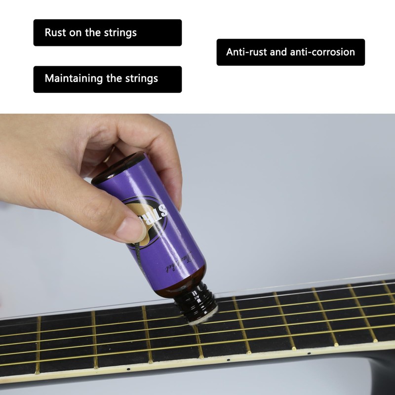 Danchet Violin Cleaner Care Cleaning Kit,Maintenance Kit,Beeswax,Liquid Rosin,Rosin Remover,String Oil,Polish,Violin