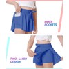 QooNoo Girls Butterfly Shorts with Pocket Flowy Athletic Shorts High
