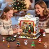 HOGOKIDS Advent Calendar 2025 Nutcracker Theater Building Set with Light,