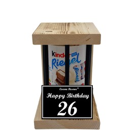 Children's Bar - Emergency Gift - Black Edition - (10 x 21 g) Happy Birthday 26 - Gift for 26th Birthday