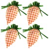 Easter Carrot Candy Bags – 4 Pack Handmade Fabric Treat