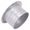 Metal Duct Flange Pipe Connector, 3-8" Metal Flange Vent Pipe
