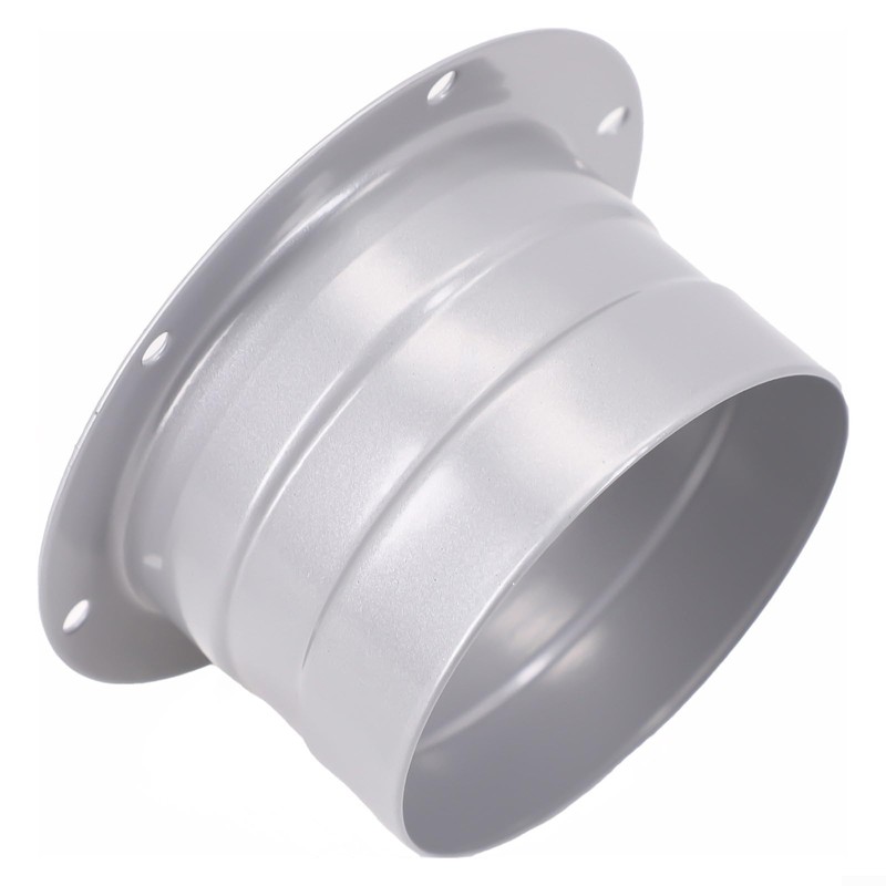 Metal Duct Flange Pipe Connector, 3-8" Metal Flange Vent Pipe