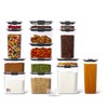 Rubbermaid Brilliance 14-Piece Food Storage Container Set with Scoops Airtight
