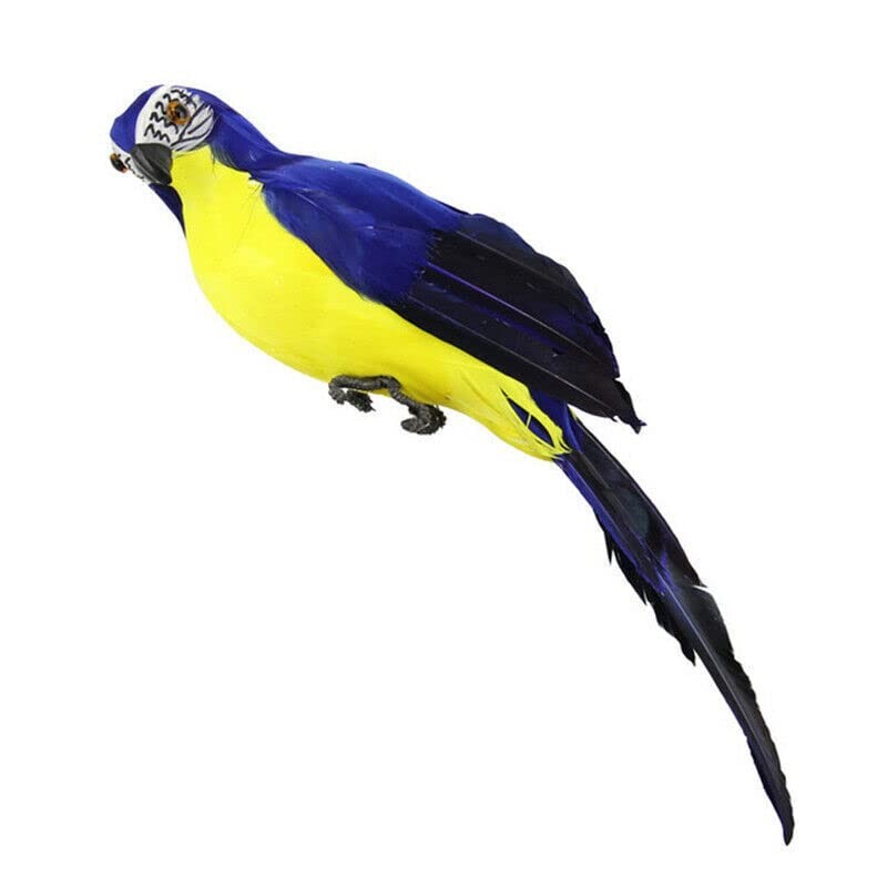 TEAMWILL 6PACK 10inch 25cm Lifelike Artificial Birds Feathered Fake Shoulder