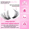 FANXITON FANXITON Lash Clusters 280 Pcs Wispy Lash Clusters D
