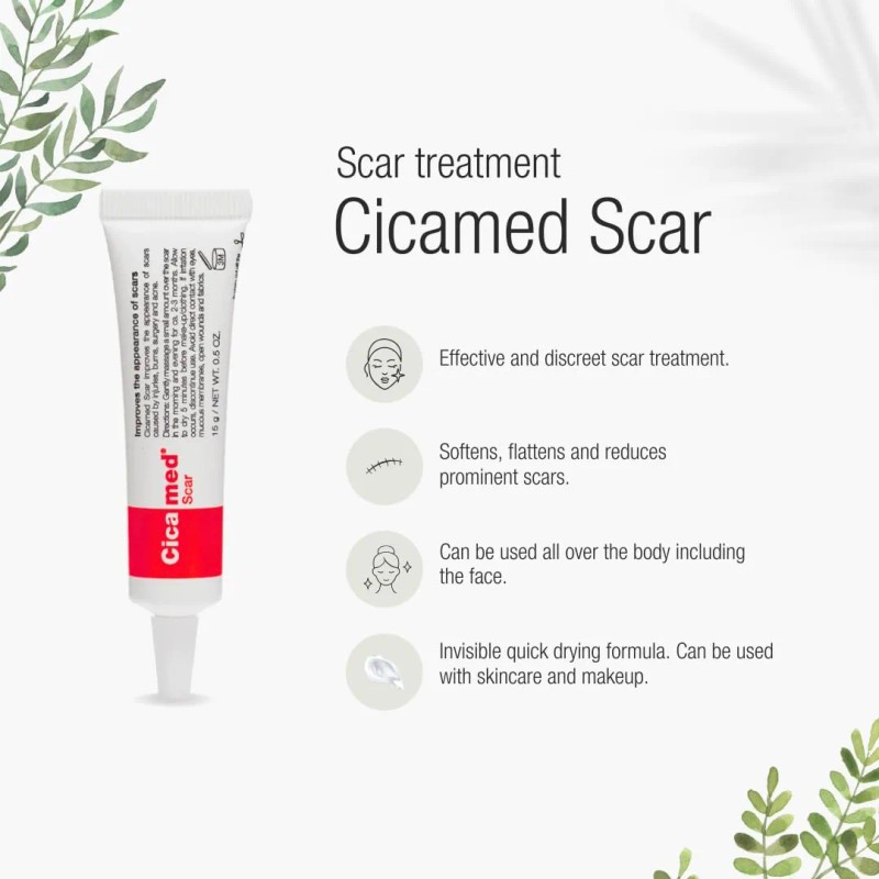 Gel De Silicona Cicamed Para Cicatrices Quirúrgicas, 15 G