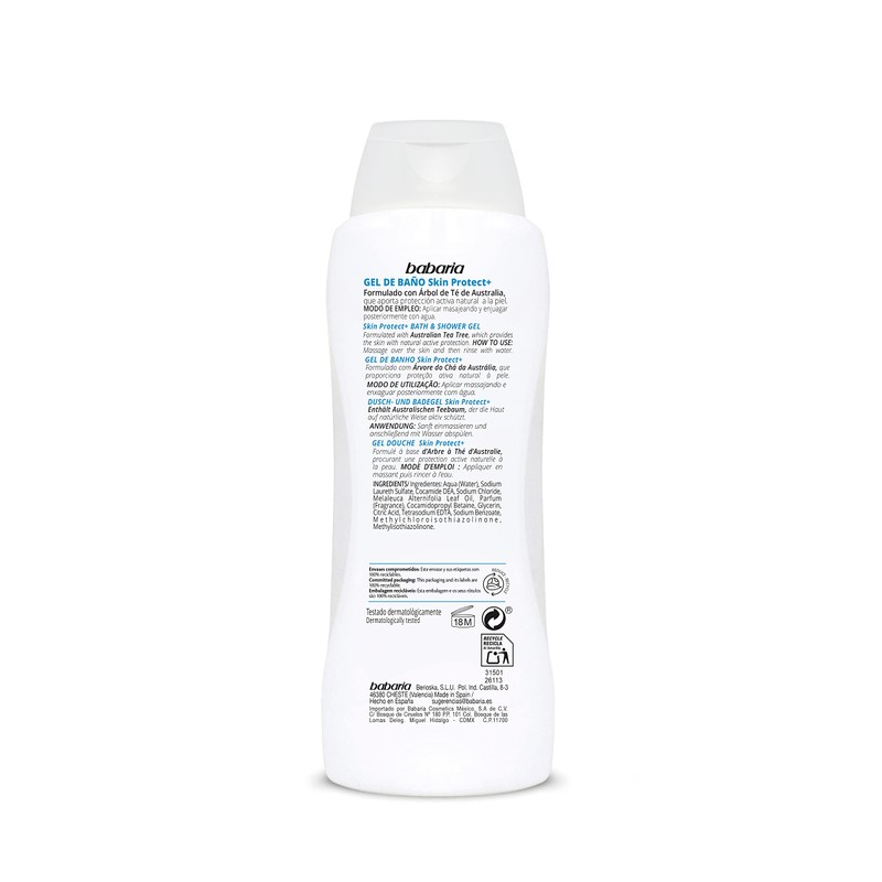 Babaria Skin Protect Gel 600 ml