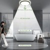 LEZOE 24W Motion Sensor LED Ceiling Light dimmable, 12Inch 2400lm