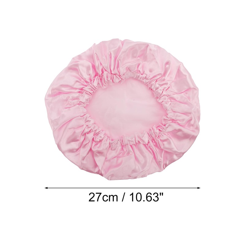 VOCOSTE Shower Cap, Hair Cap, Double Layer Waterproof, Reusable for