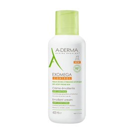 A-DERMA Exomega Control Crema Emoliente Anti-comezón con Avena Rhealba®, Piel Seca con Tendencia Atópica, 400 ml