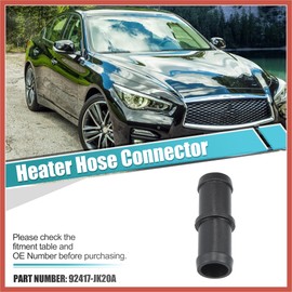ACROPIX Heater Hose Connector for Nissan 370Z for Infiniti G35 G37 QX50 Q60 Q70 M35 M37 for Infiniti EX35 EX37 Engine Heater Inlet Hose Assembly Replace 92417-JK20A Car Parts
