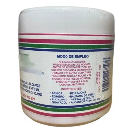Pomada 7 Flores Árnica Eucalipto Romero Belladona 120 Gr