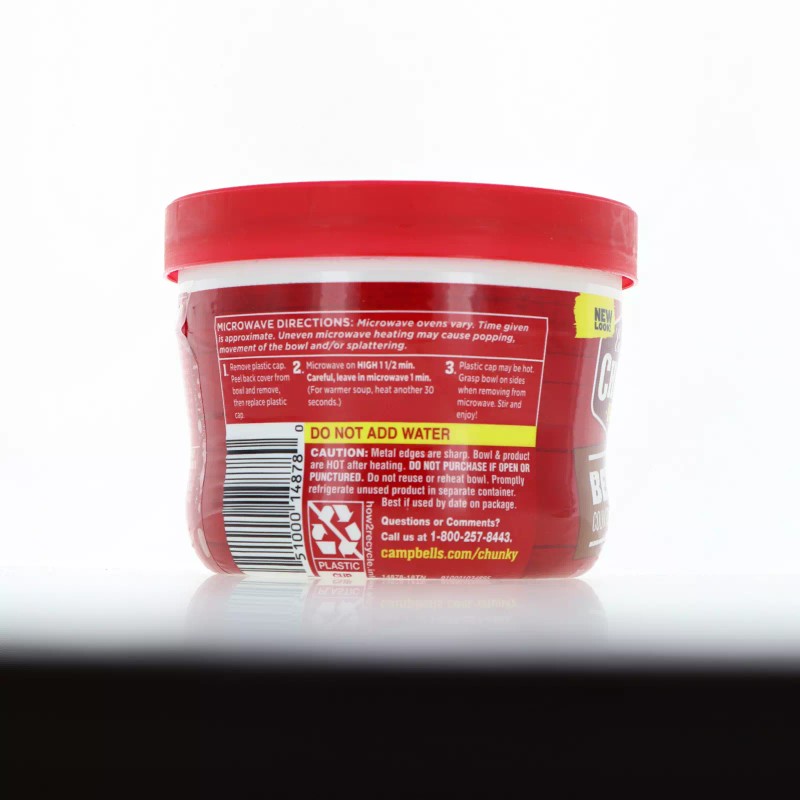 Campbell's Chunky Soup, Beef Soup with Country Vegetables, 15.25 oz