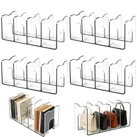 4PCS Organizador de Bolsas para Dama, Organizadores de Bolsos Transparentes para Armarios, Acrílicos Repisas Organizador de Bolsas, para Organizar Rop