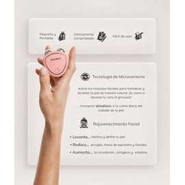 Skindion Beauty Kit: Tonificante y Rejuvenecedor Facial | Incluye: + Dispositivo facial de microcorriente + Gel Hidratante Facial 50gr + Gel Hidratant