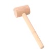TOVINANNA Solid Wood Carving Hammer Crab Mallets Wood Hammer Food