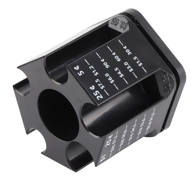 Coin Counter Coin Sorter with Pen Holder Rotatable Piggy Bank