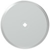 BRIXWELL 900-10221C-XCP5 2-3/4" (Di) Metal Closet Cabinet Knob Round Backplate