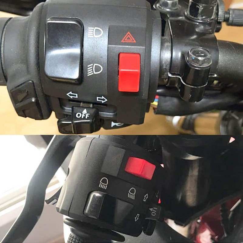 YFFSFDC Motorcycle Handle Switch 7/8" 22mm Motorcycle Handle Left Switch