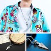Komorebi Pierce, Men's Necklace, Popular Accessory, Stainless Steel Pendant, Silver