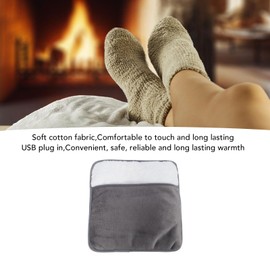 OPPWONG Foot Warmer, Electric Heated Foot Warmers for Men and Women Heating Pad Feet Warmers USB Plug in Foot Heating Pad for Bed, Abdomen, Feet, Back, Cramp, Office, Home Under Desk