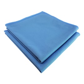 elauelue - Stainless Steel Cleaning Cloth - Stainless Steel Cloth for Cleaning Smooth Stainless Steel Surfaces - Set of 2 - 34 x 34 cm