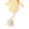 Plush Lion Rope and Squeaker Toy – Sustainable Dog Toy,