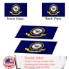 ZEKVY Embroidered Navy Emblem Military Flag 2x3 Outdoor Made in
