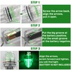 Fishing Light Underwater, 4.3" Deep Drop Lights Battery Powered LED