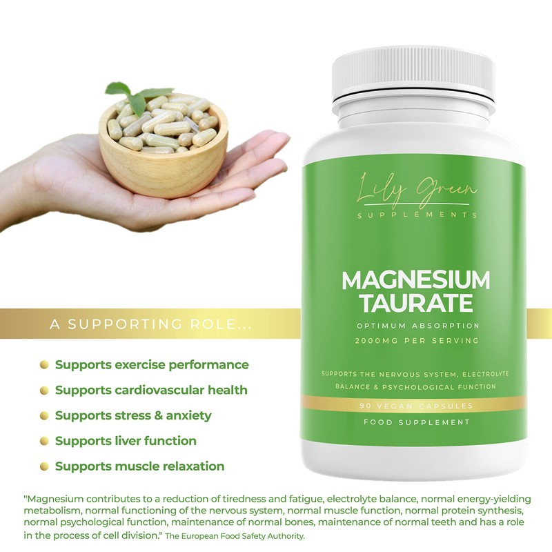Lily Green | Magnesium Taurate 2000mg per Serving | 90