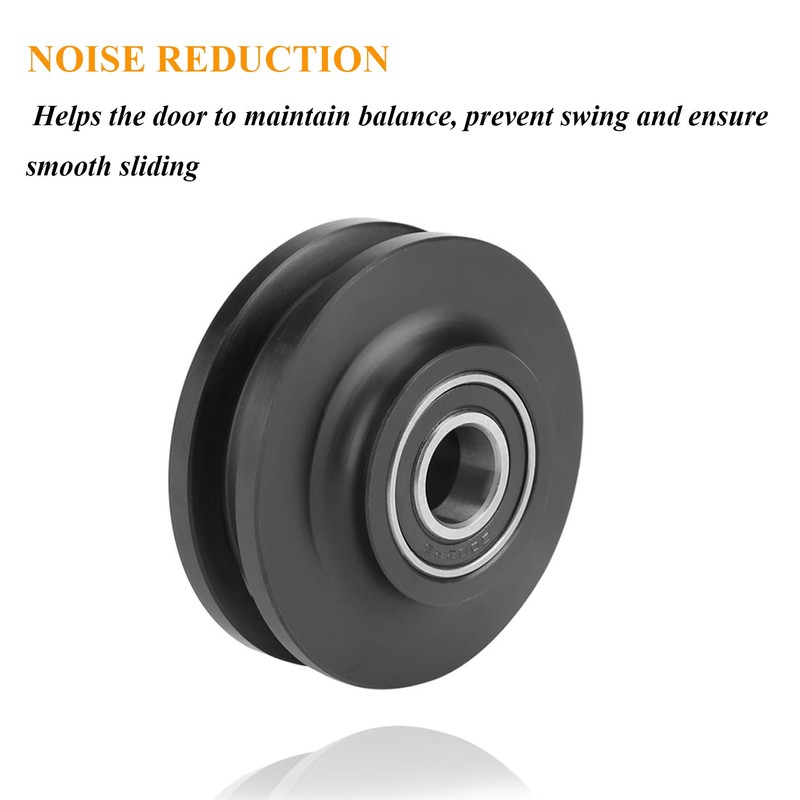 4Pcs Sliding Barn Door Wheel Heavy Duty Cabinet Window Pulley