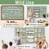 Sage Green Bulletin Board Roll Reusable Waterproof Erasable Bulletin Board