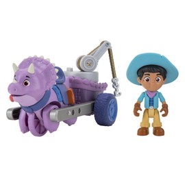 Giochi Preziosi Dino Ranch Miguel & Tango, Vehicle with Dinosaur and Tall Figure Approx. 7.5 cm, TV, for Children from 3 Years, DNA03300, Valuable Games