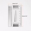 QUARKZMAN 5pcs High Precision SEC Size Estimation Chart 8 cm