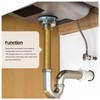 Highcraft Flanged Sink Tailpiece 1-1/4" x 6" Brass 22-Gauge Extension