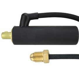 SÜA - Dinse 35-70 Plug, 7/8''-14 Cable Conection, with 18'' gas hose and - 5/8''-18 RH nut for 26 Series TIG Torches - Model: LDT-26R