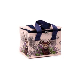 Puckator Cool Lunch Bag with Wild Stag Design Made Out of Recycled Plastic Bottles - Insulated Lunch Bag for Women Men Children - Lunch Box Bag for Work & School - Beach Picnic Accessories