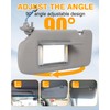 FZPJJNB Car Sun Visor Driver & Passenger Side Fits for