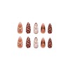 SINHOT Almond Press on Nails - Medium Fake Nails, Glossy