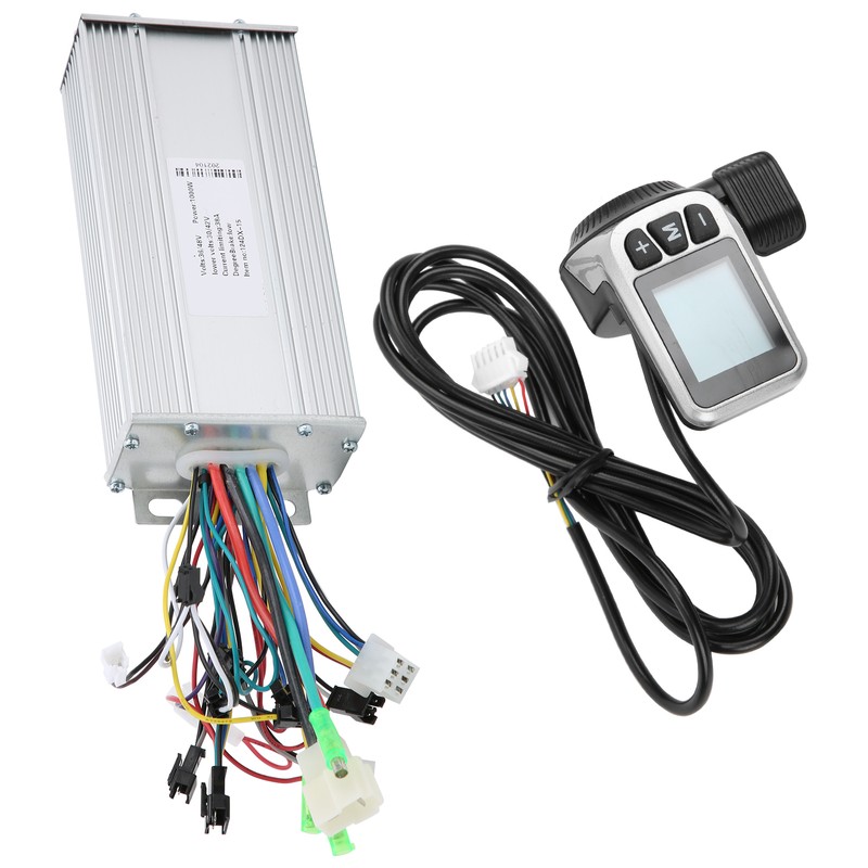 36V/48V 1000W 124DX Brushless Motor Controller Box LCD Display for