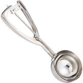 Endoshoji TKG Ice Cream Scoop #6 φ78×240mm (Diameter×Length) Capacity 130 cc Rust-resistant stainless steel for hygiene Potato salad and miso scooping convenient for commercial use FDT1201