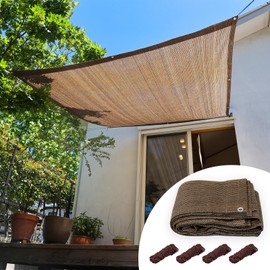 KTJ Awning Shade Veranda, Blindfold, Cool Shade, Balcony Shade, Western Sun Protection, Awning, Thermal Insulation, UV Protection, High Density Polyethylene, Sun Protection, UV Protection, Breathable,