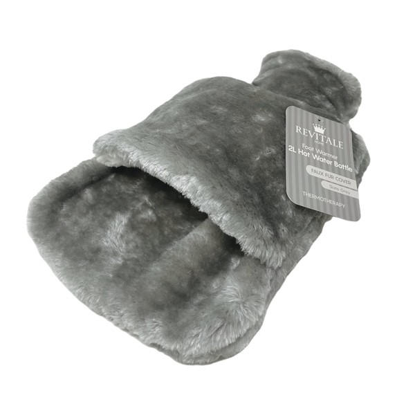Revitale Foot Warmer Hot Water Bottle (Slate Grey)